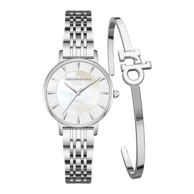 Roccobarocco RB.4659L-01M női karóra und Armreif Set
