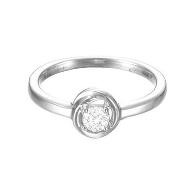 Esprit női ezüst gyűrű 925-ös, méret 16 vagy 17, ESRG92759A Twist