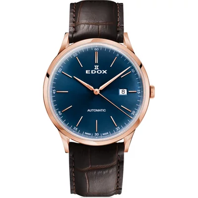 Edox férfi karóra automata Les Vauberts 80106 37RC BUIR