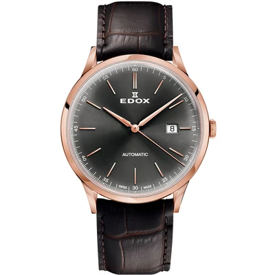 Edox férfi karóra automata Les Vauberts 80106 37RC GIR