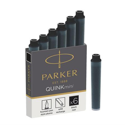 Parker Royal tintapatron rövid fekete 1950407