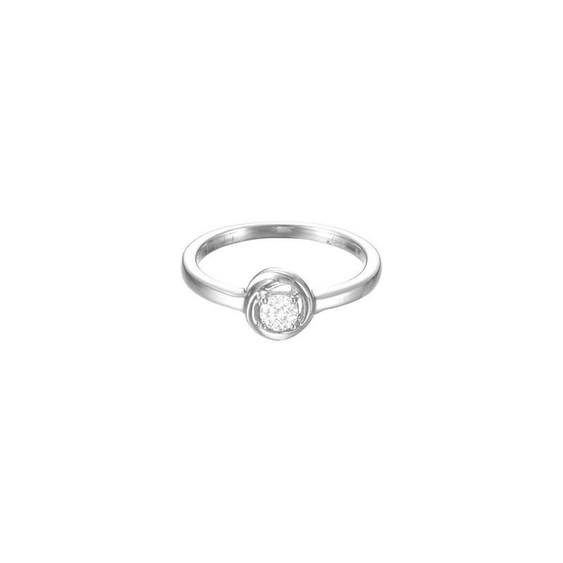 Esprit női ezüst gyűrű 925-ös, méret 16 vagy 17, ESRG92759A Twist