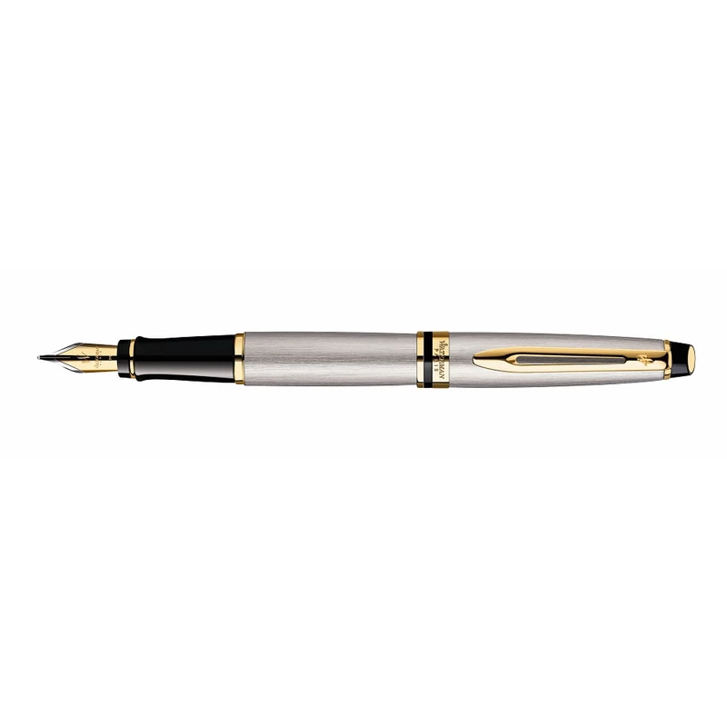 Waterman Expert töltőtoll Stainless Steel Gold Trim S0951940