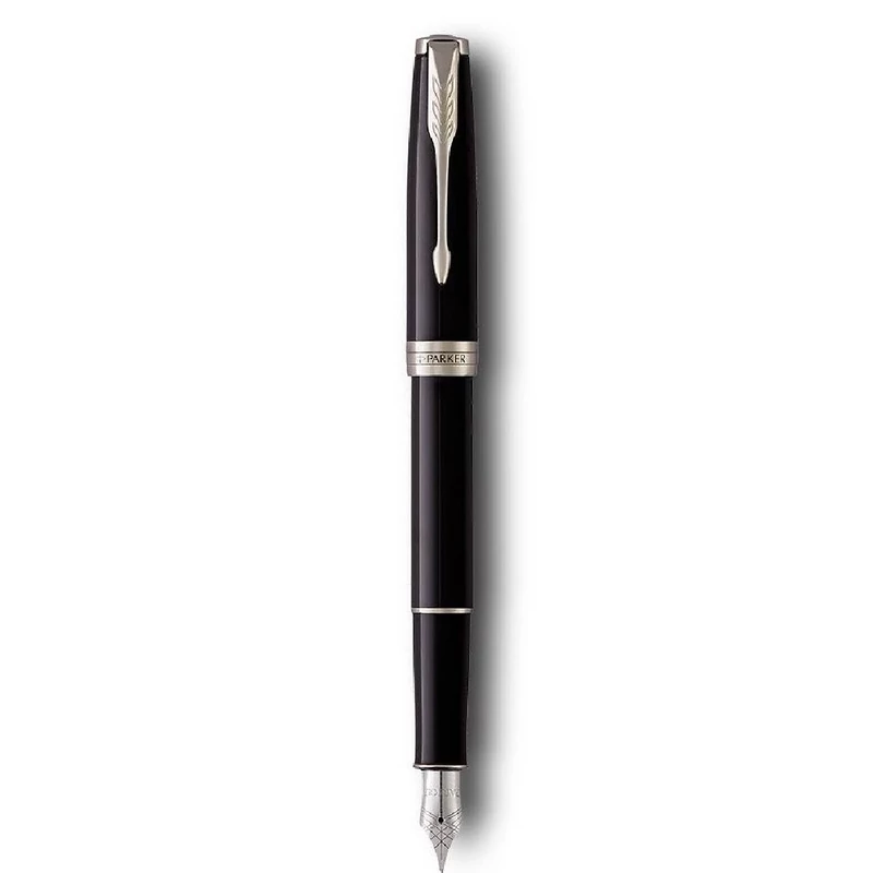 Parker Royal Sonnet töltőtoll fekete ezüst klipsz 1931499