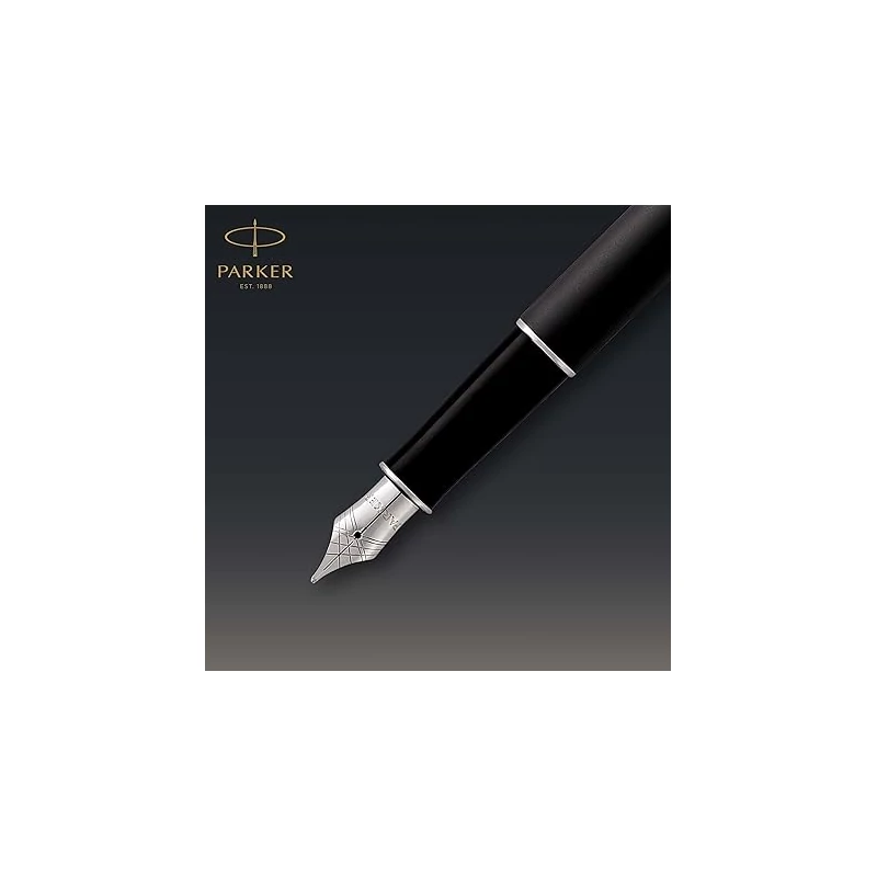 Parker Royal Sonnet töltőtoll matt fekete, ezüst klipsz 1931521