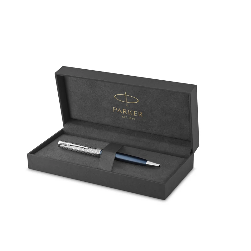 Parker Royal Sonnet Premium golyóstoll metál kék, ezüst klipsz 2119649