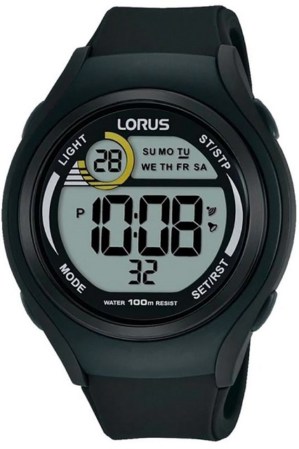 Lorus unisex digitális karóra 10 ATM R2373LX9